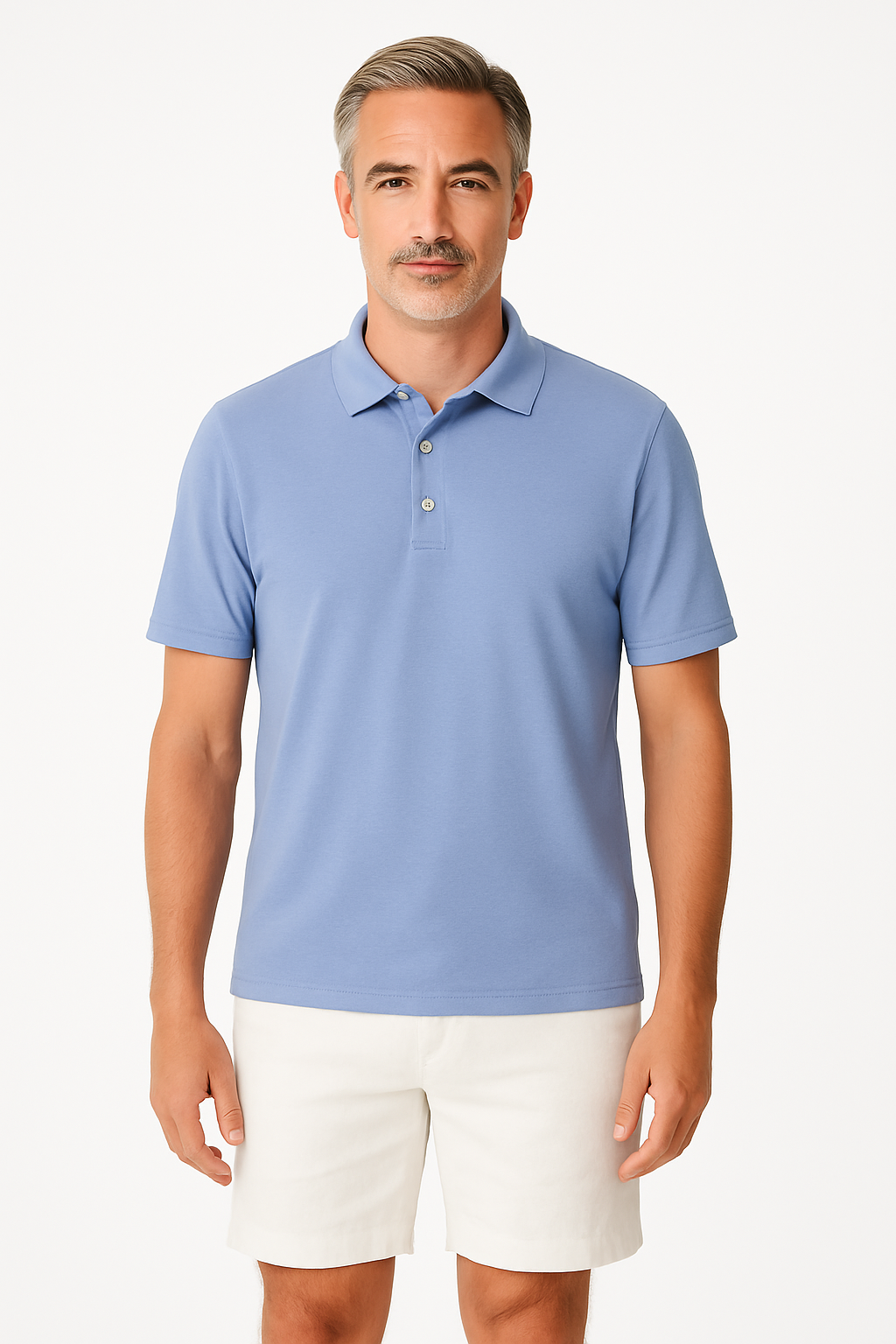 POLO PIQUET cielo