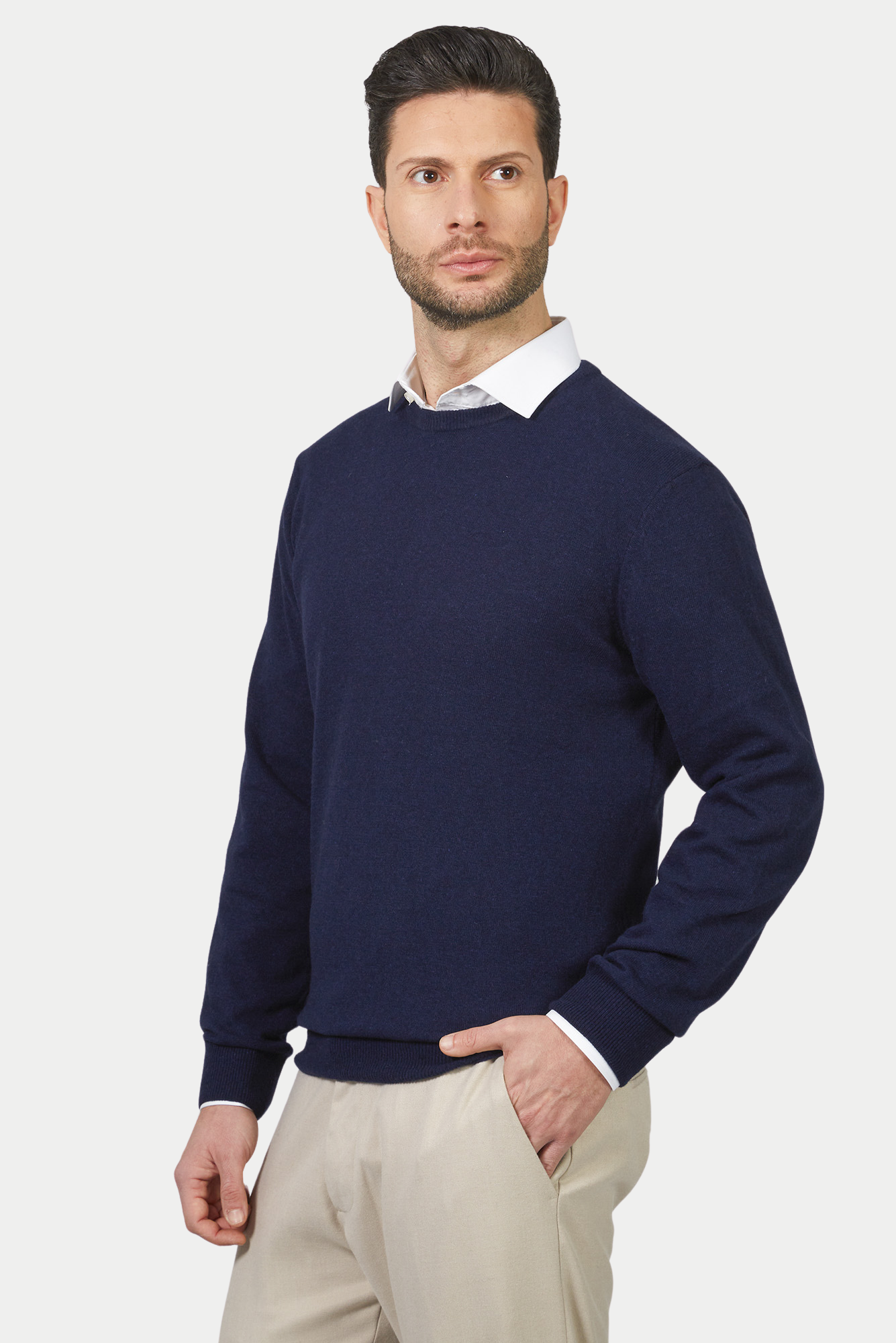 Girocollo Misto Cashmere