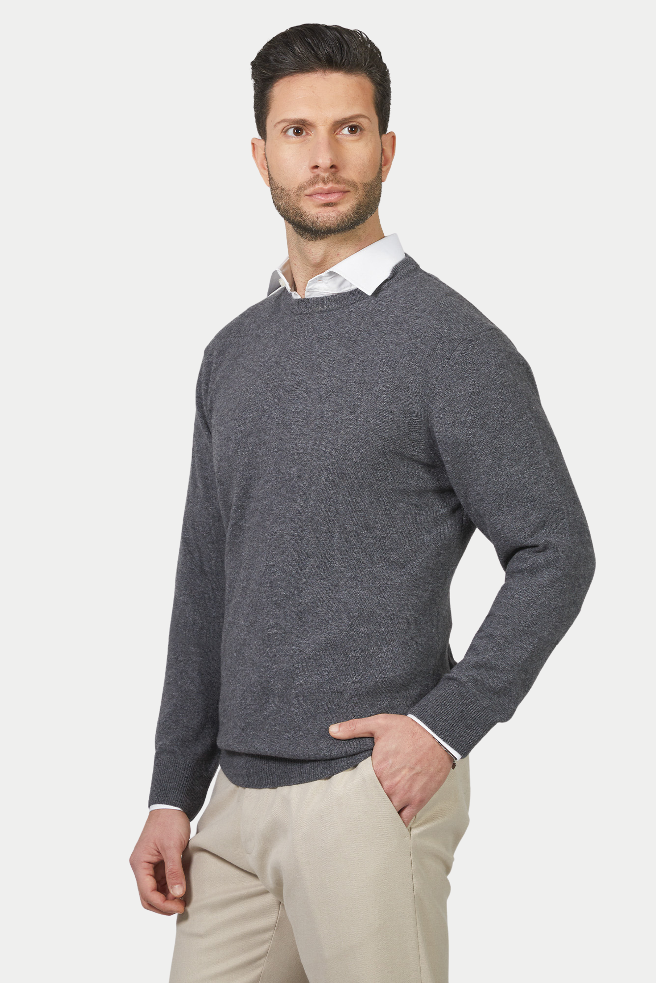 Girocollo Misto Cashmere