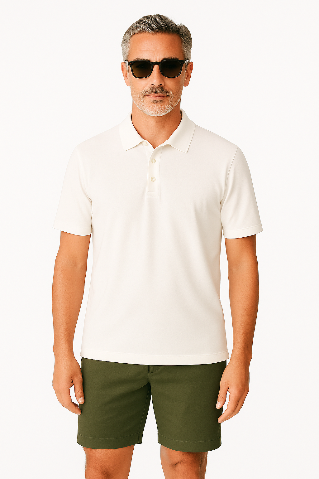 POLO PIQUET BIANCA