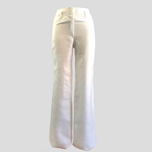 Women's Linen Flaired Pants