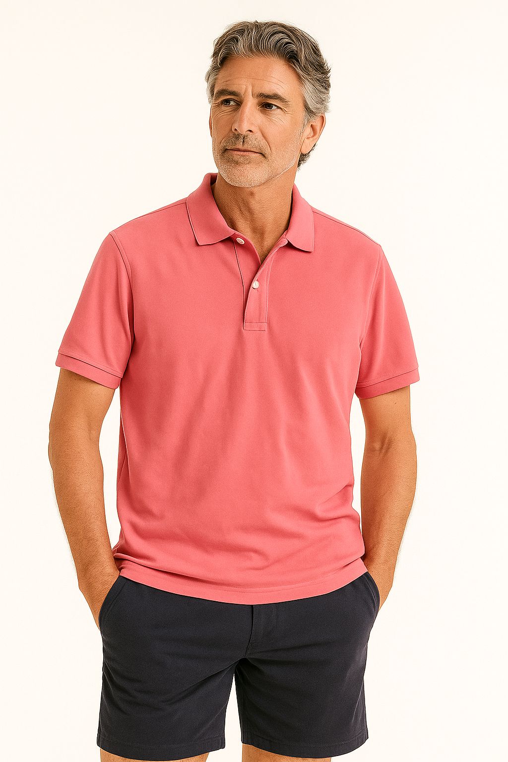 POLO PIQUET rosa