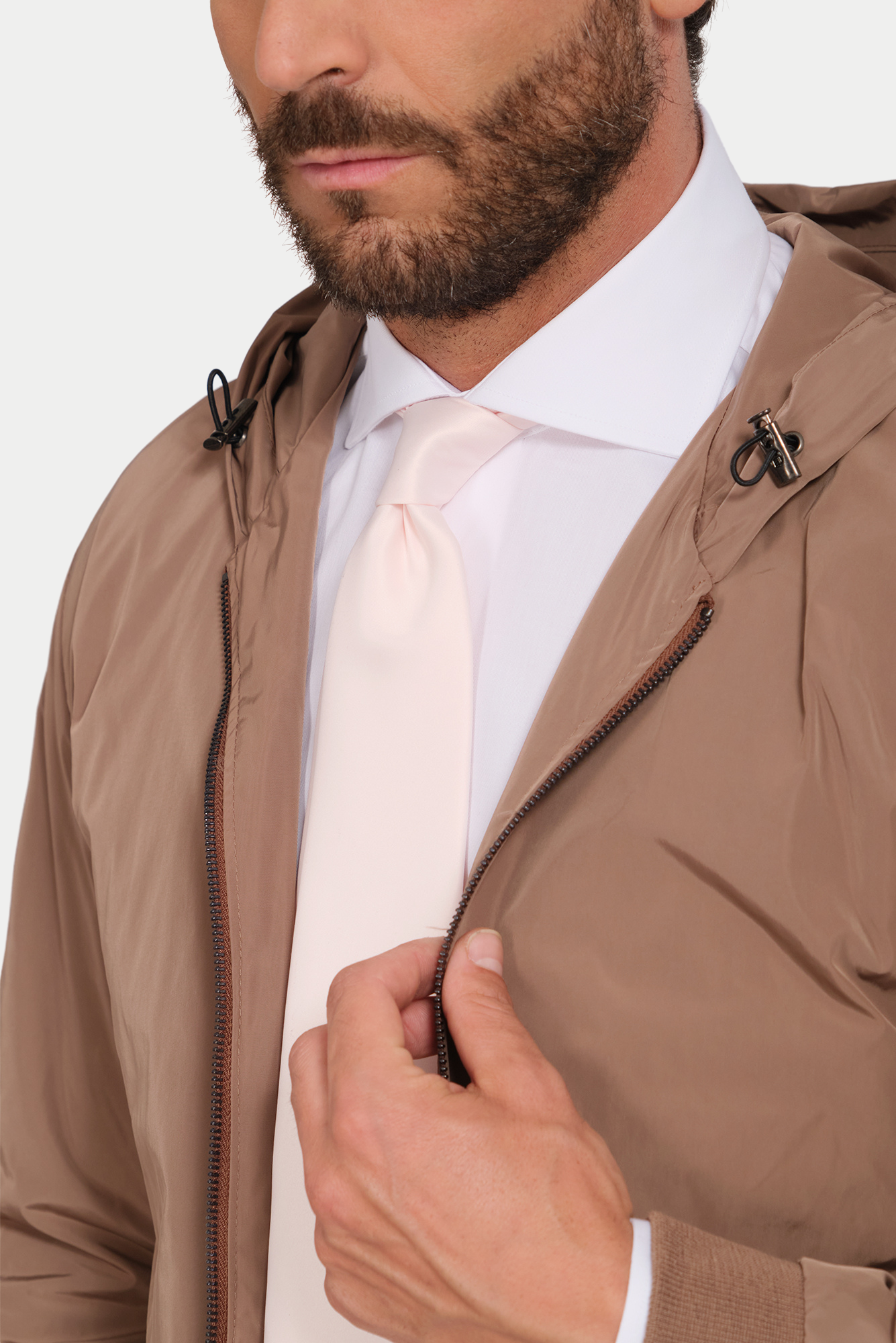 Giubbotto Nylon con Cappuccio
