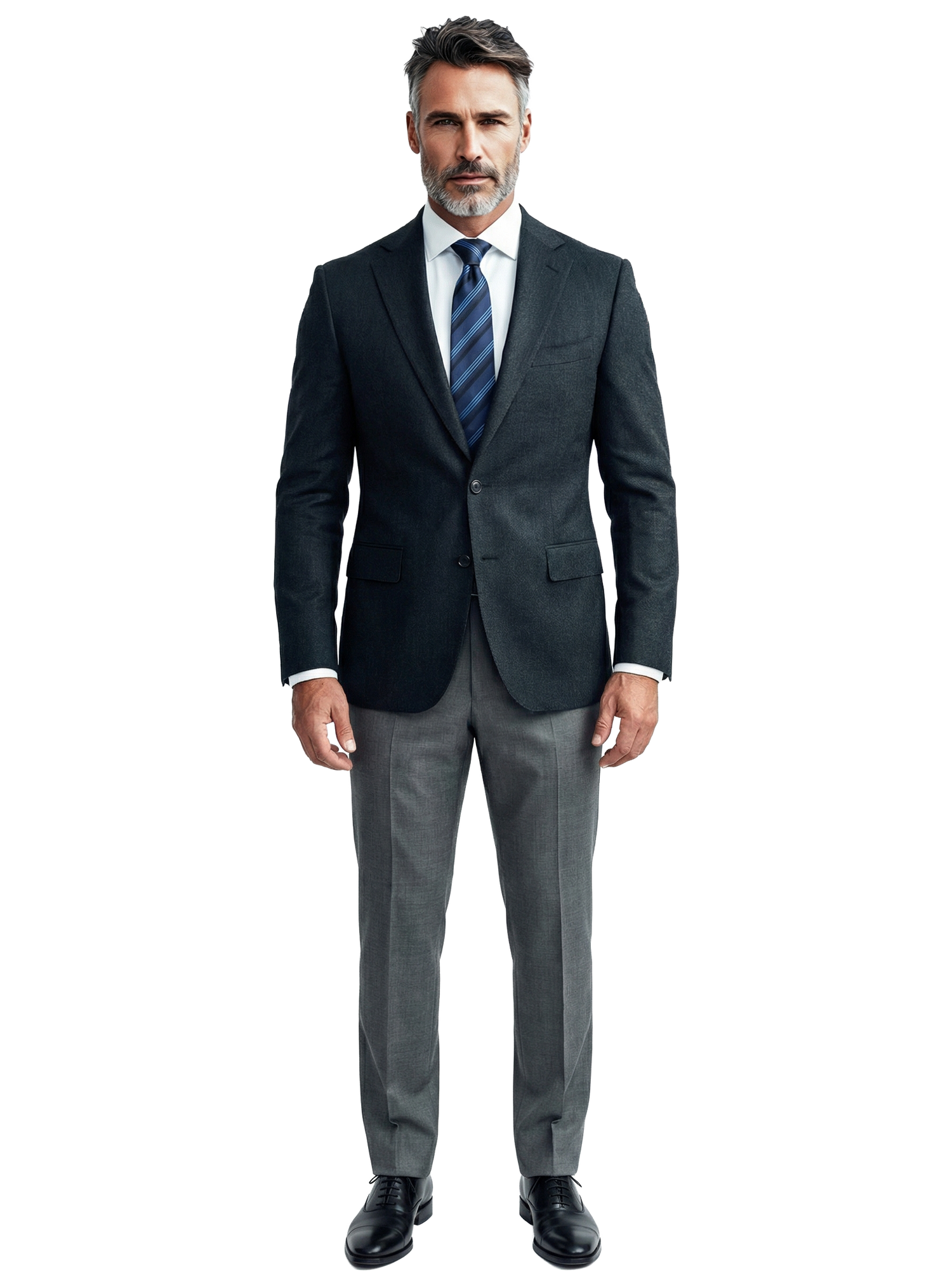 Giacca effetto flanellato