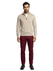 Maglia mezza zip