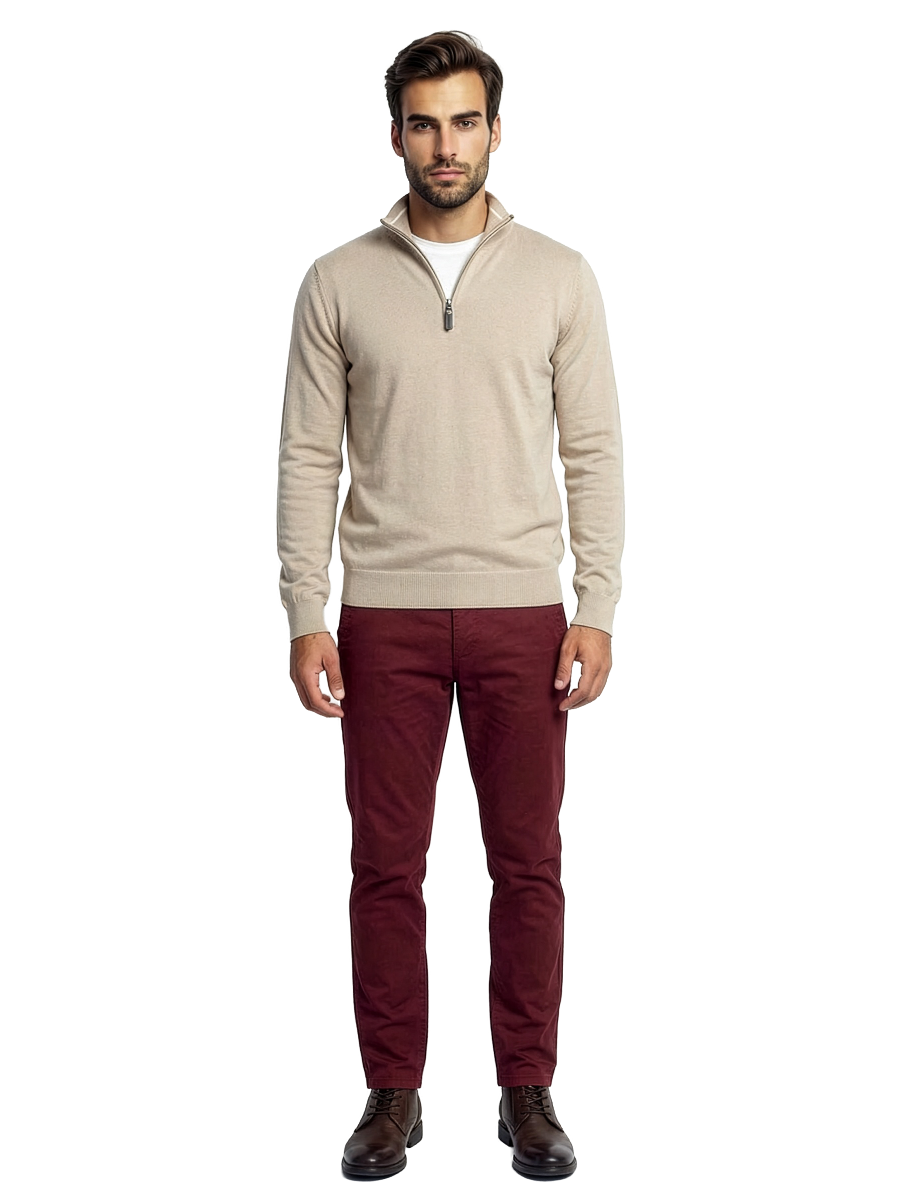 Maglia mezza zip