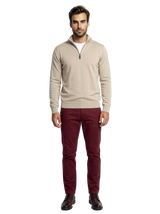 Maglia mezza zip