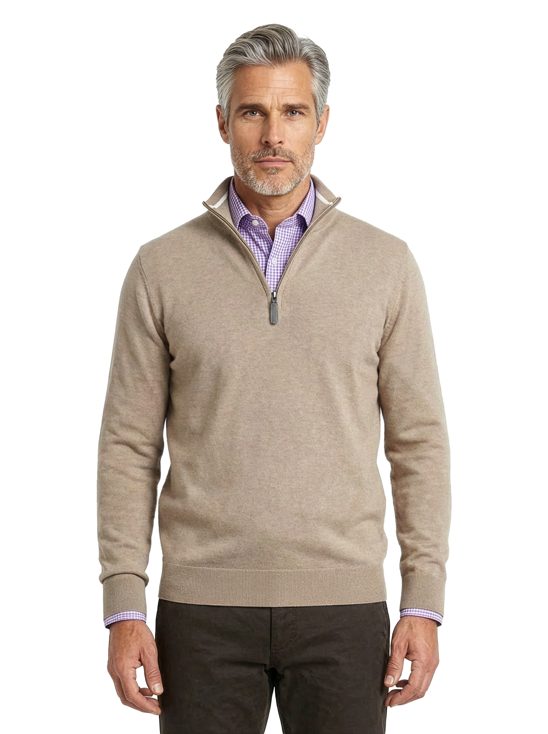 Maglia mezza zip