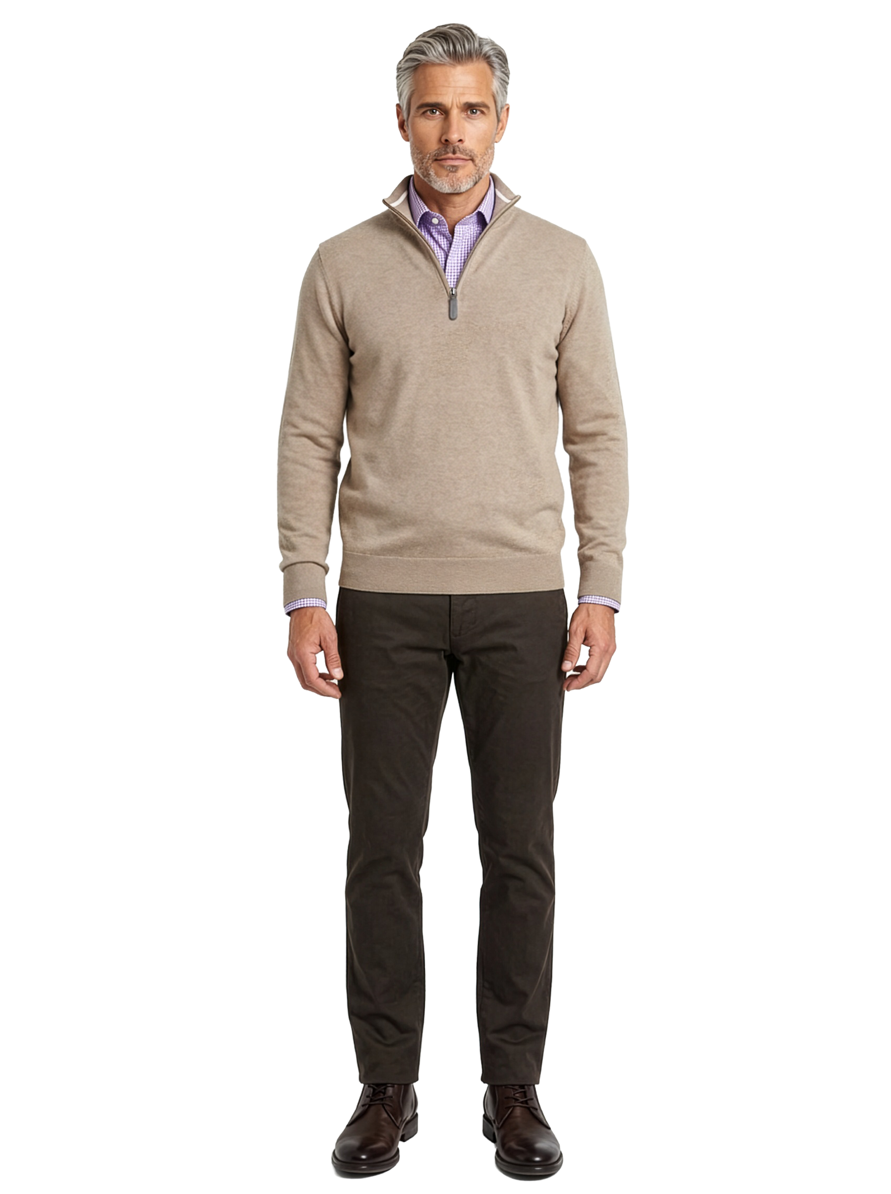 Maglia mezza zip