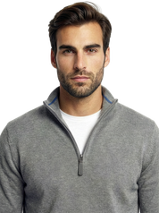 Maglia mezza zip
