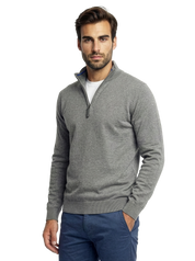Maglia mezza zip