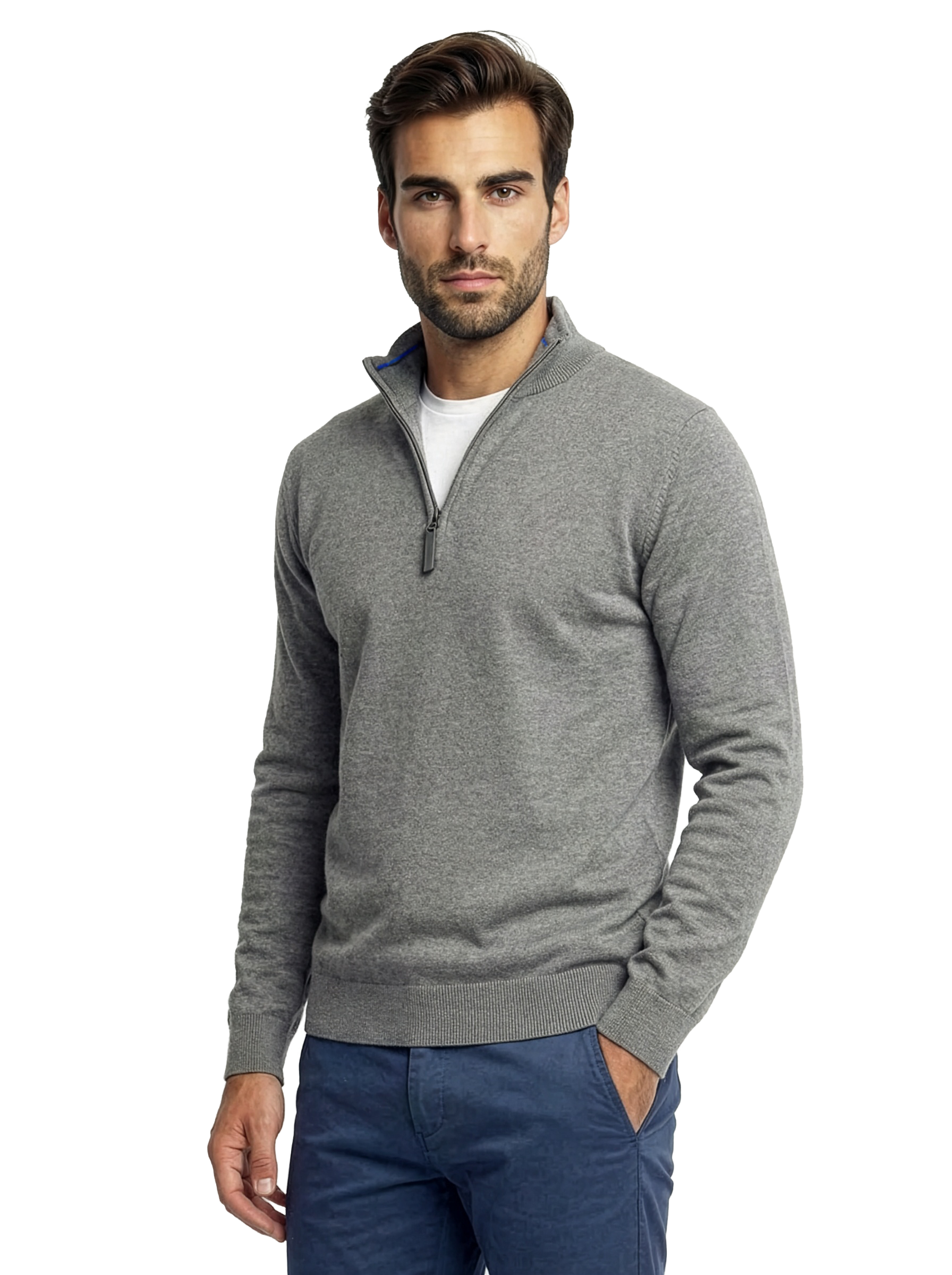Maglia mezza zip