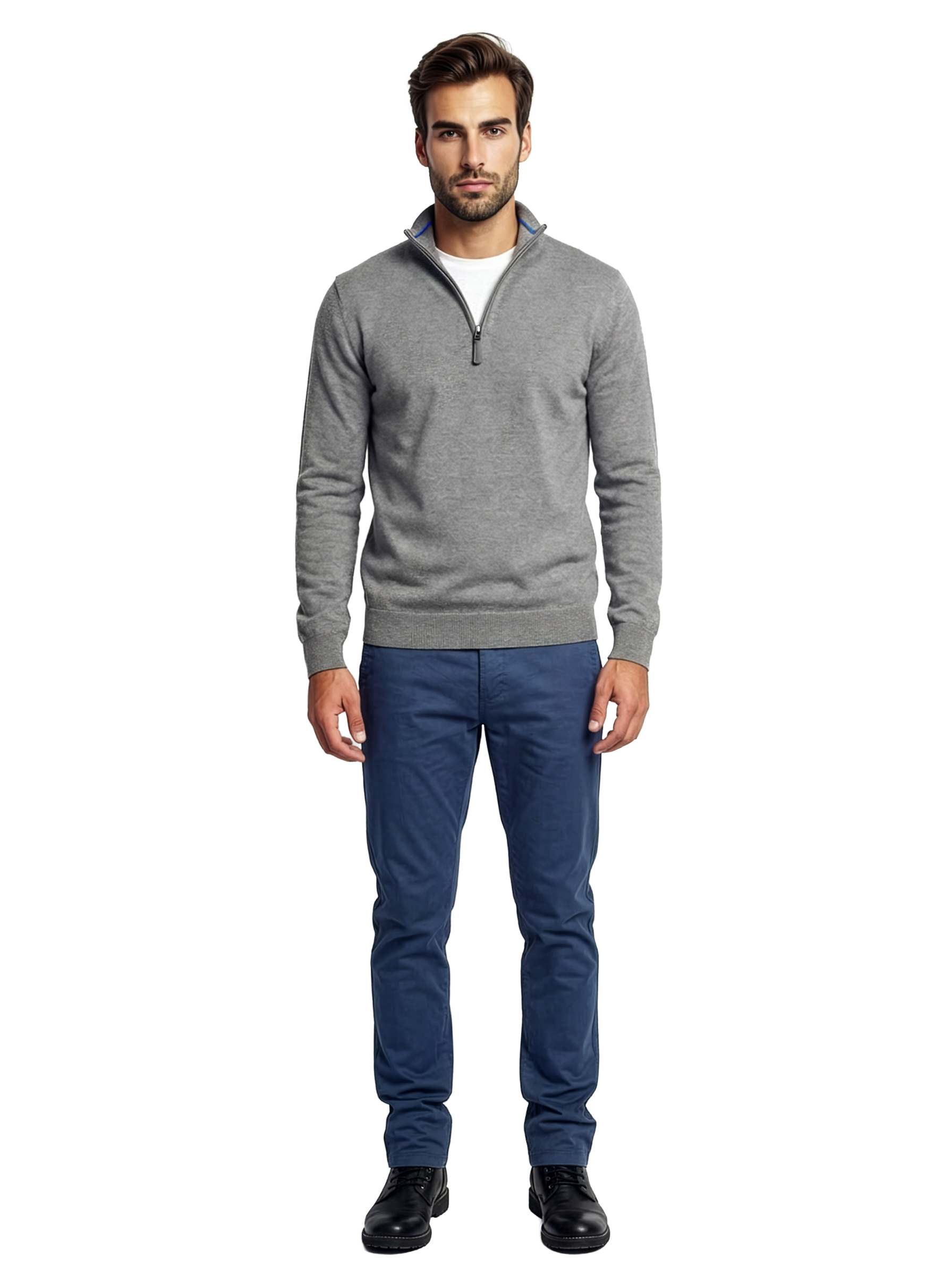 Maglia mezza zip