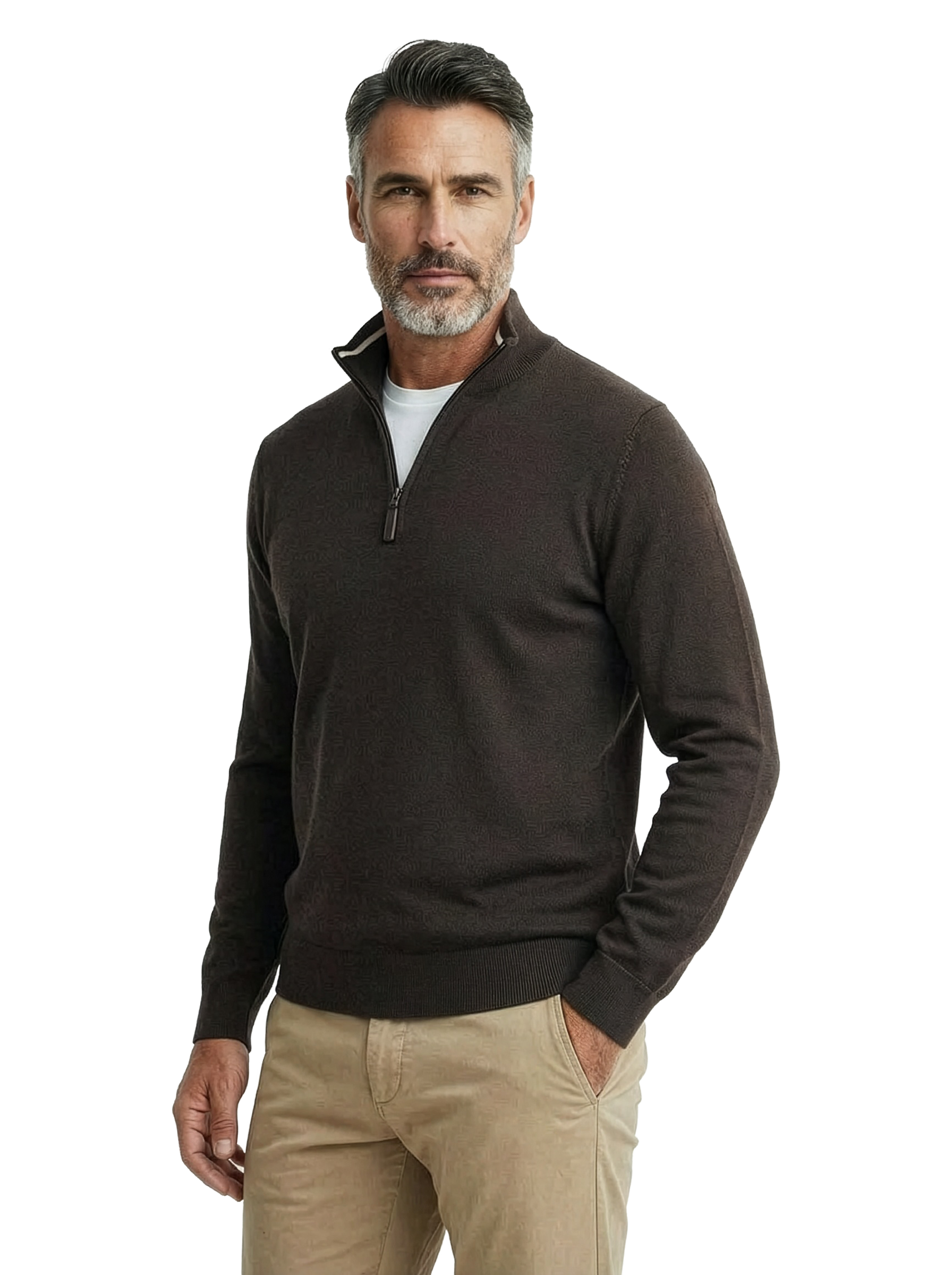 Maglia mezza zip