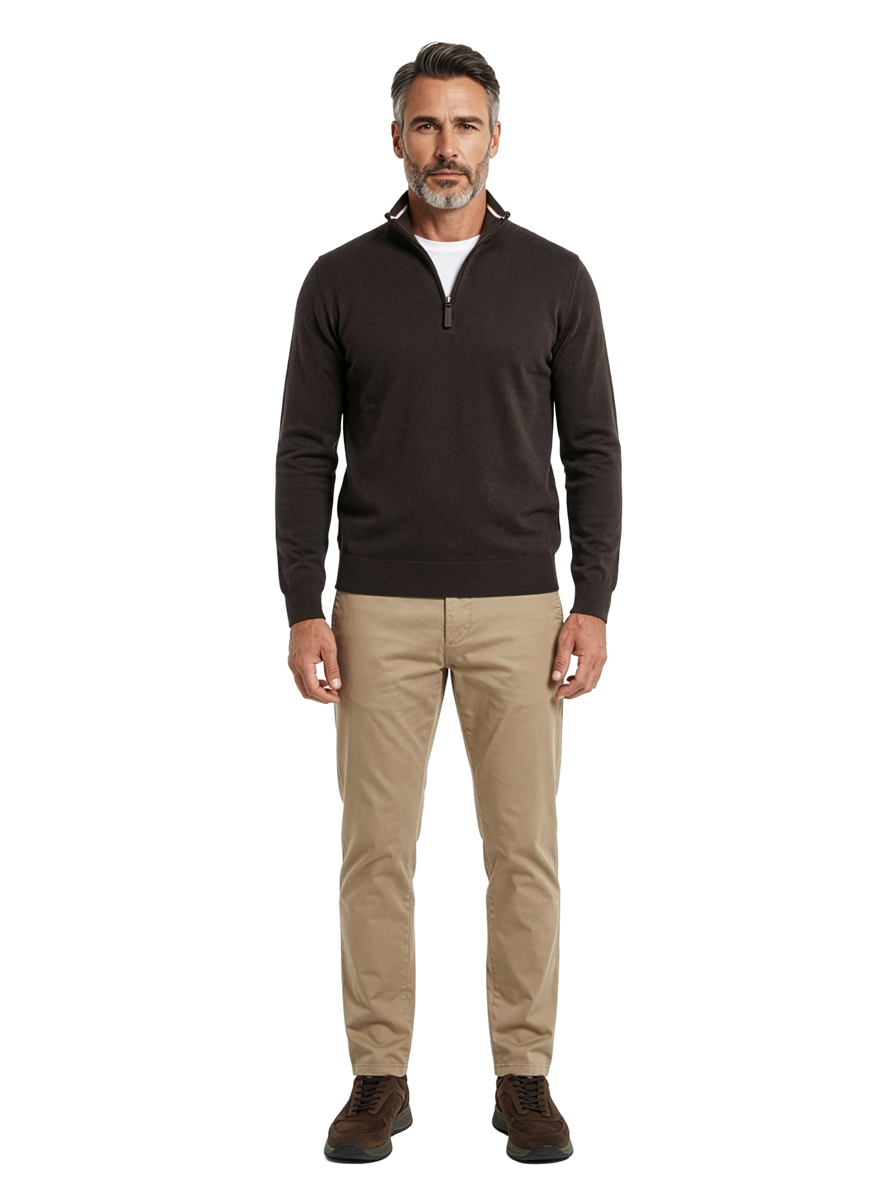 Maglia mezza zip