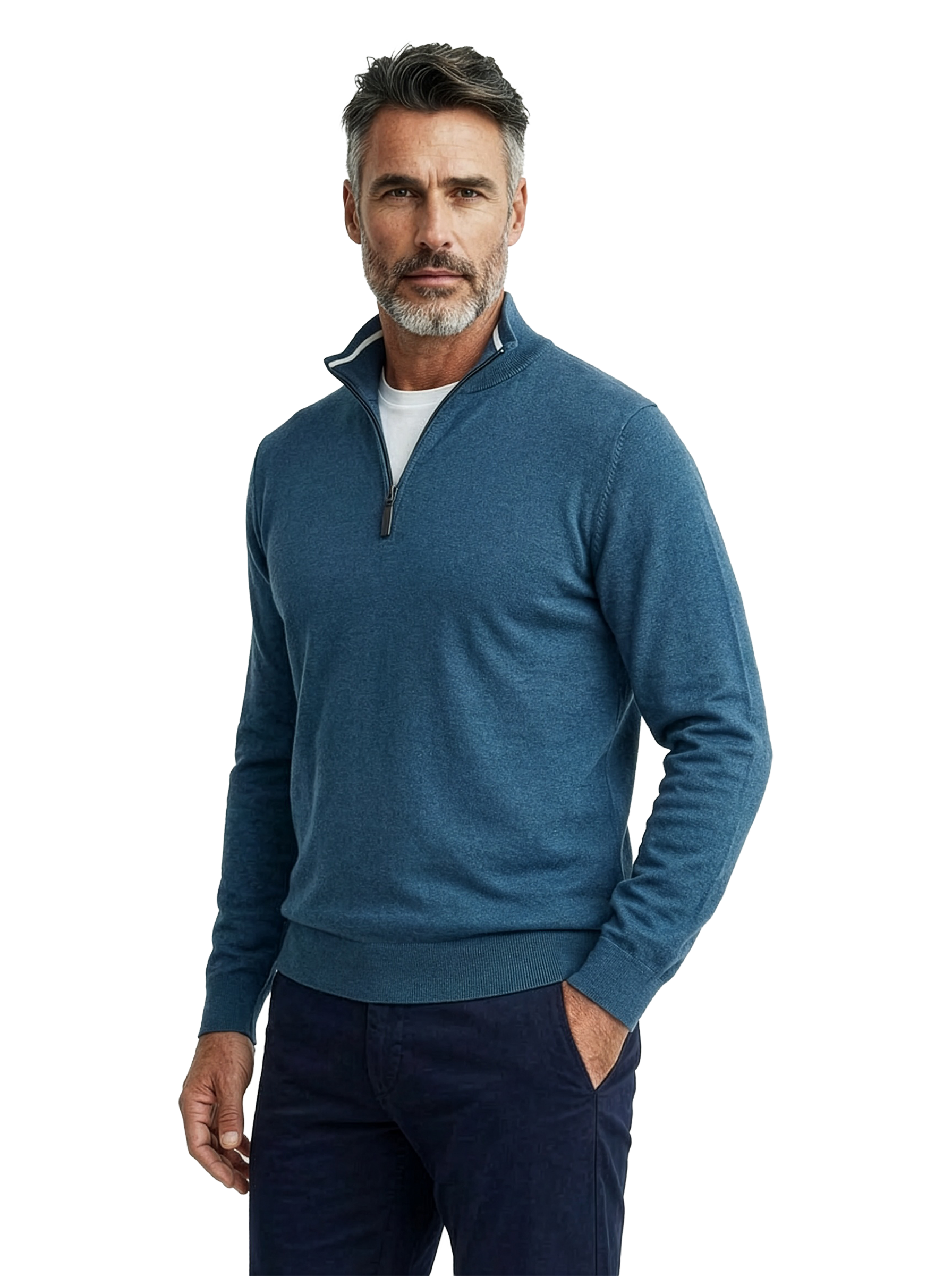 Maglia mezza zip
