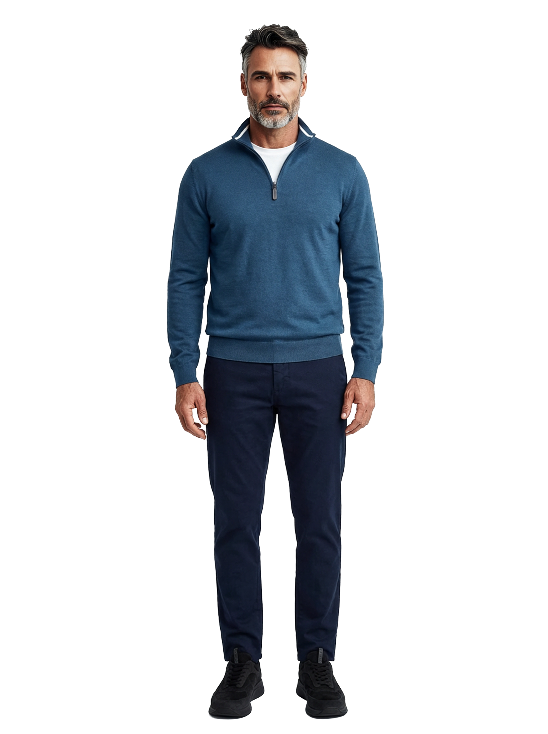 Maglia mezza zip