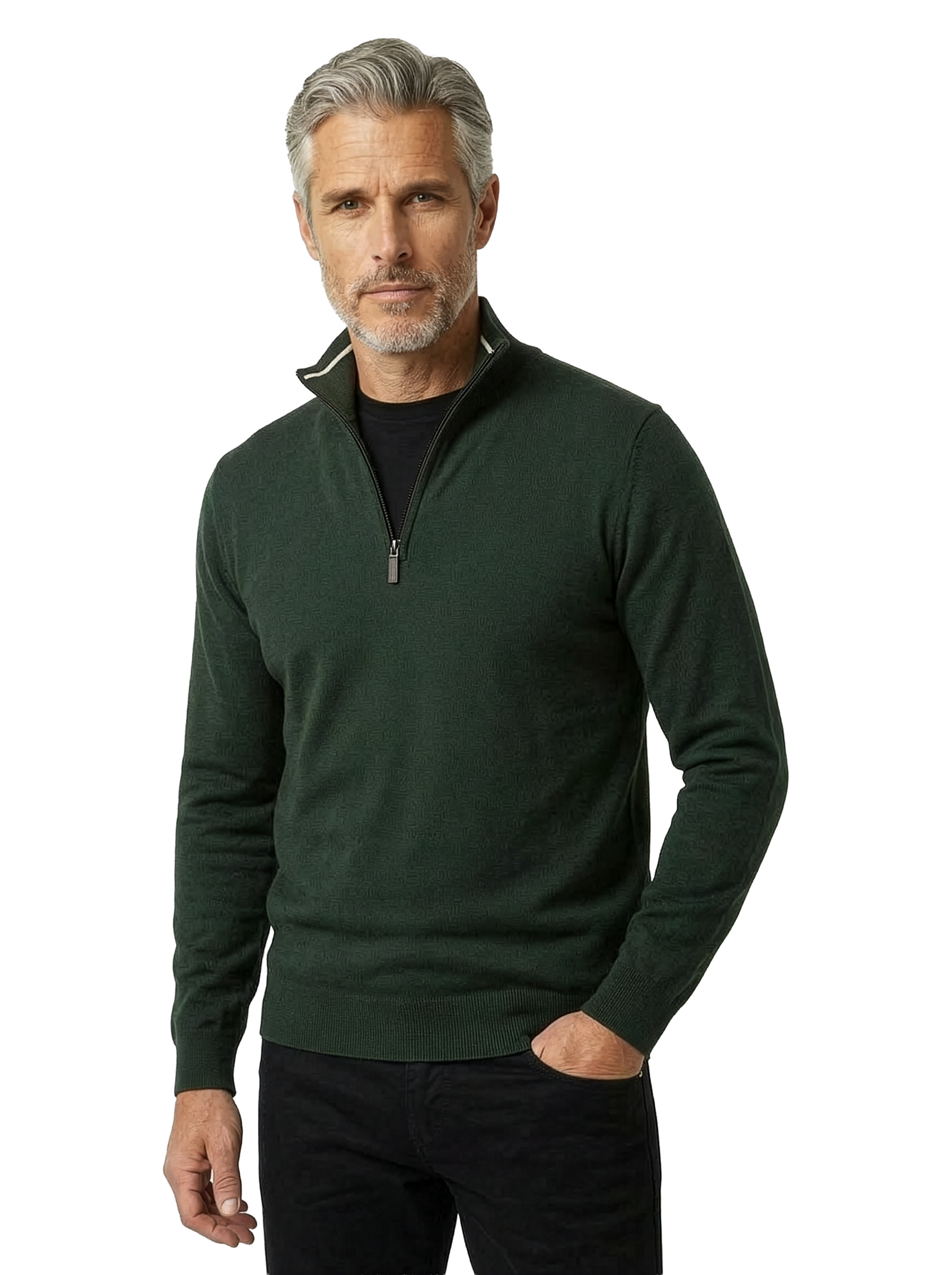 Maglia mezza zip