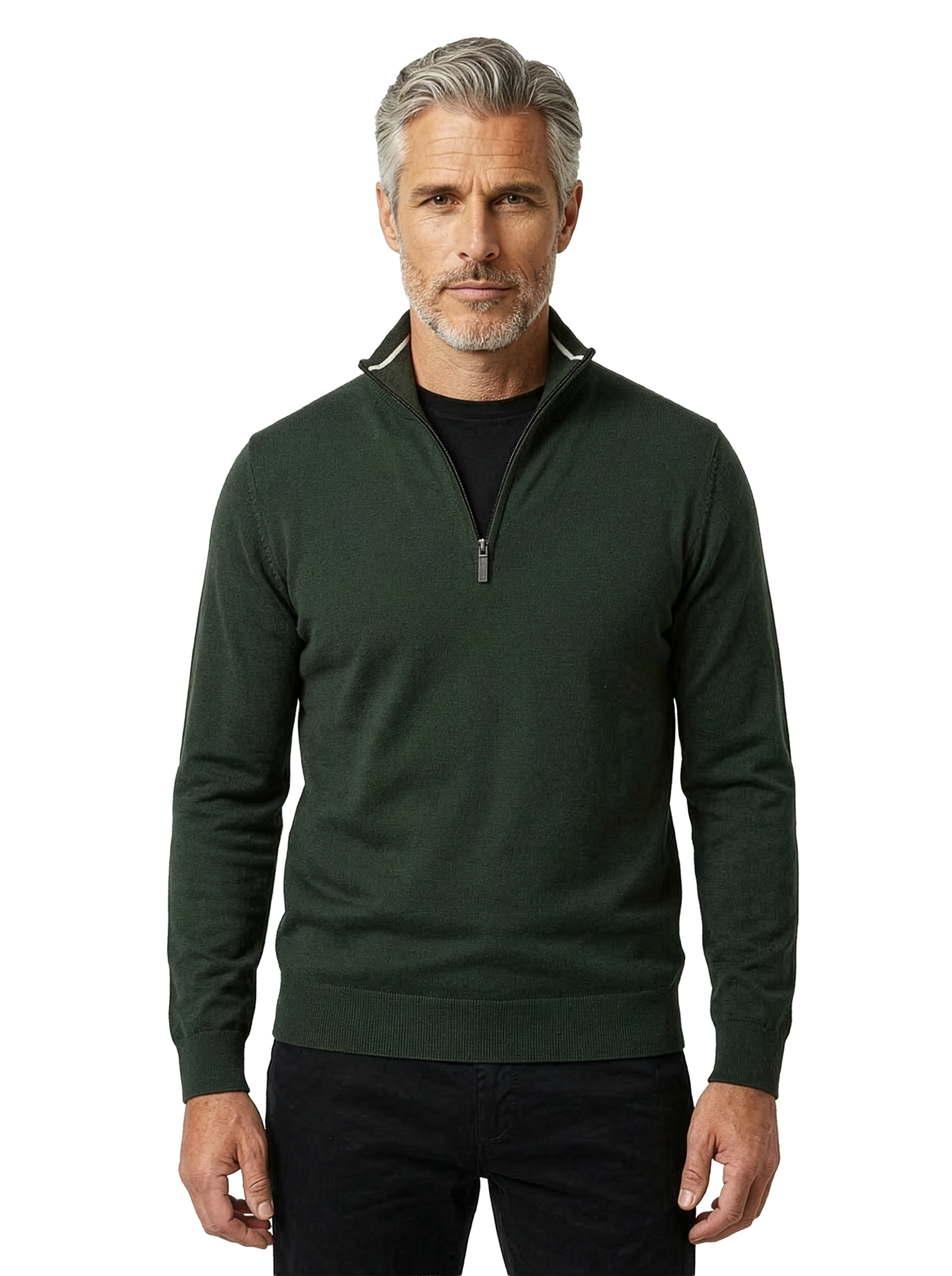 Maglia mezza zip