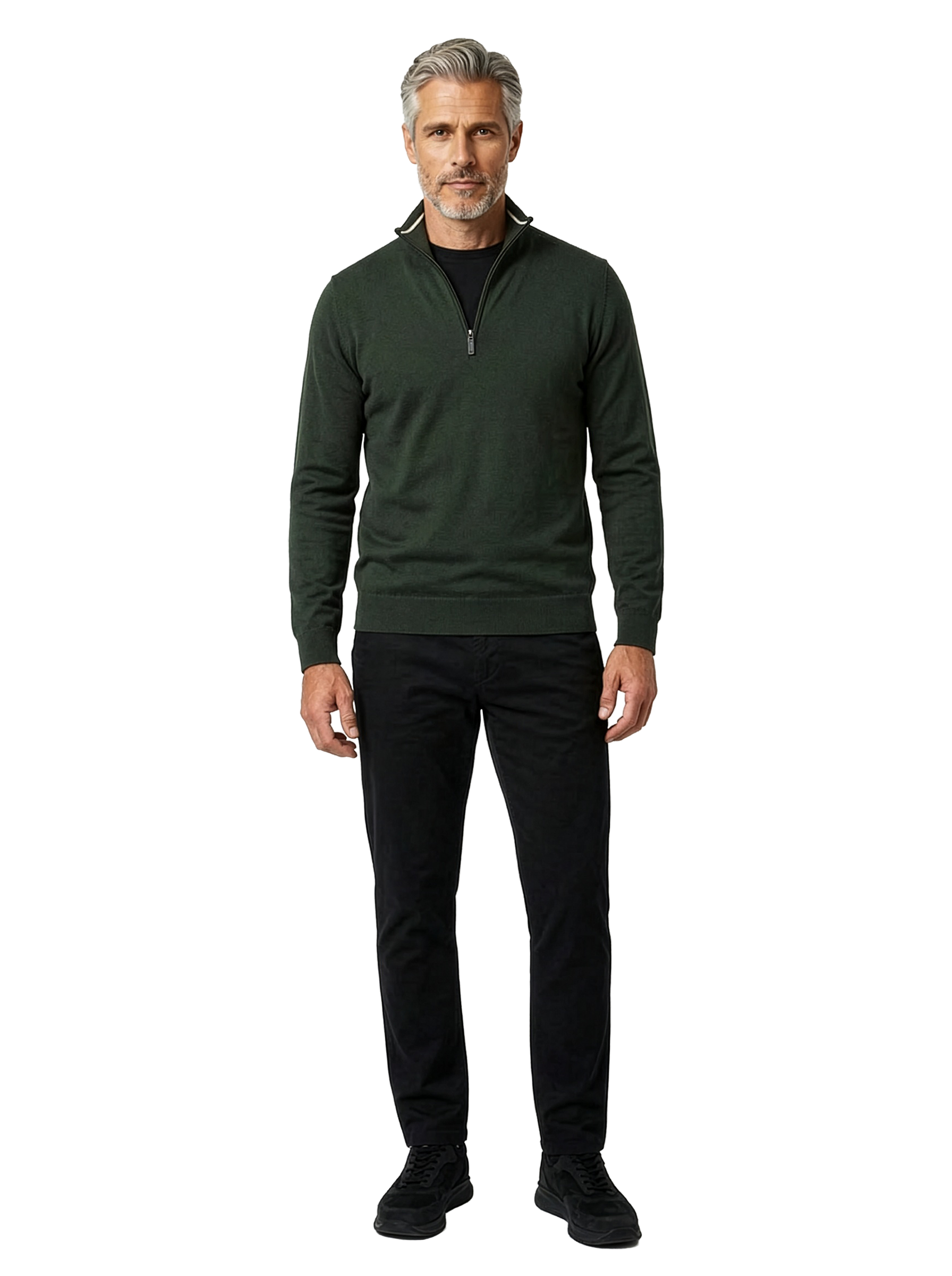 Maglia mezza zip