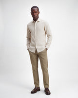 Camicia in lino a righe