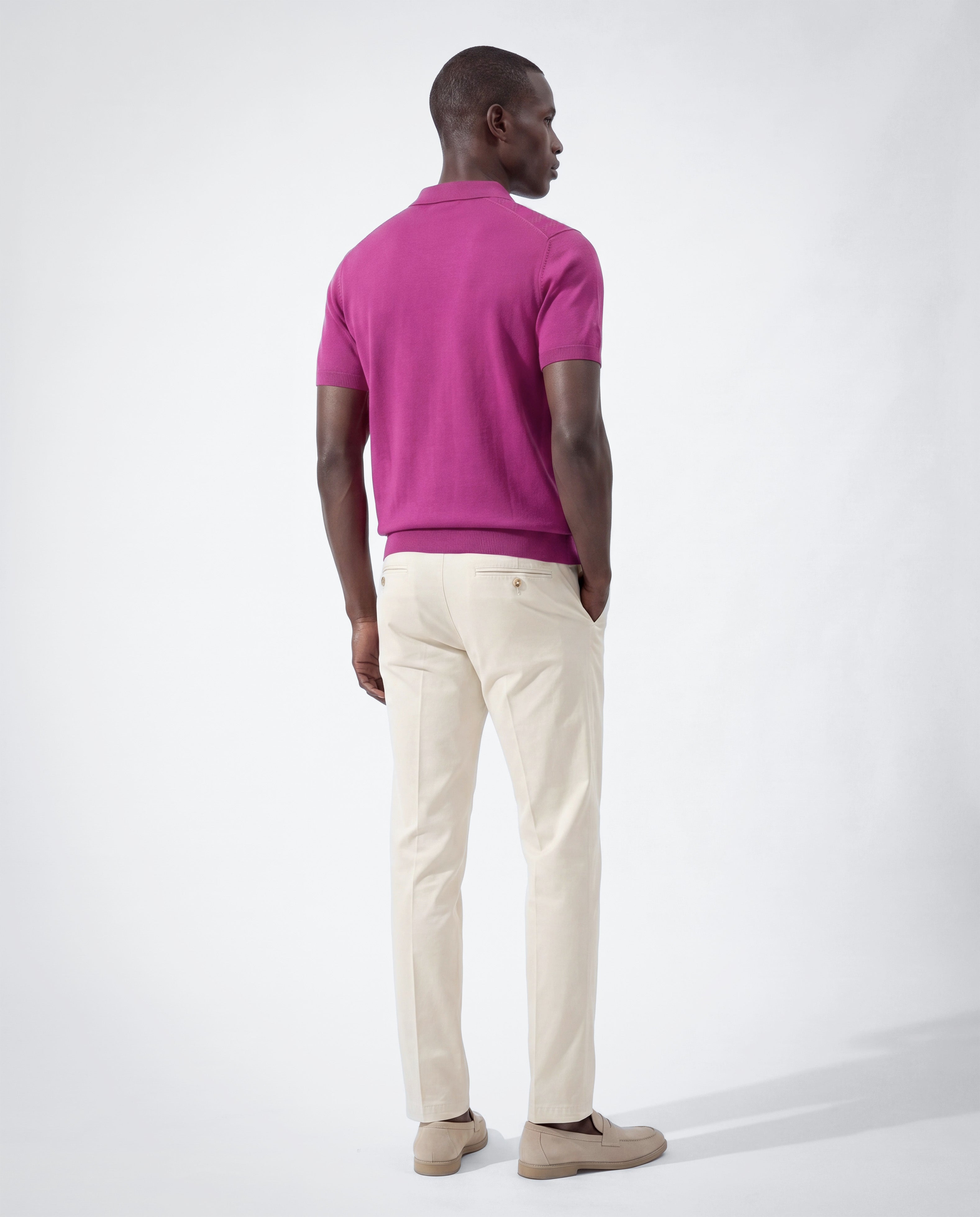 Polo filo manica corta