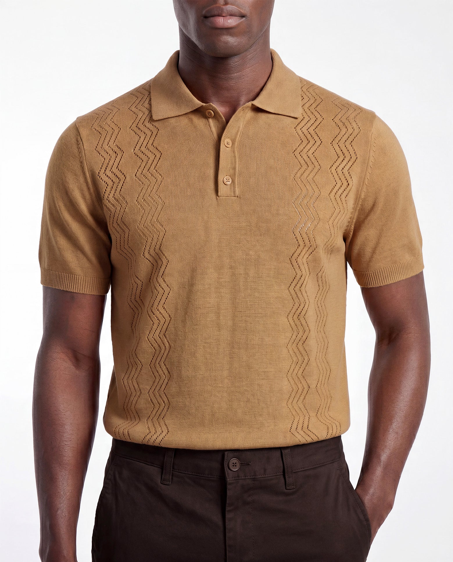 Polo filo manica corta