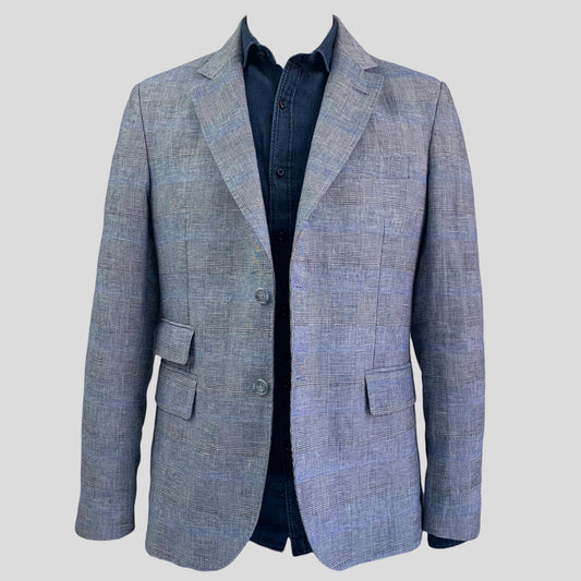 Men's Two-Buttons Linen  Jacket