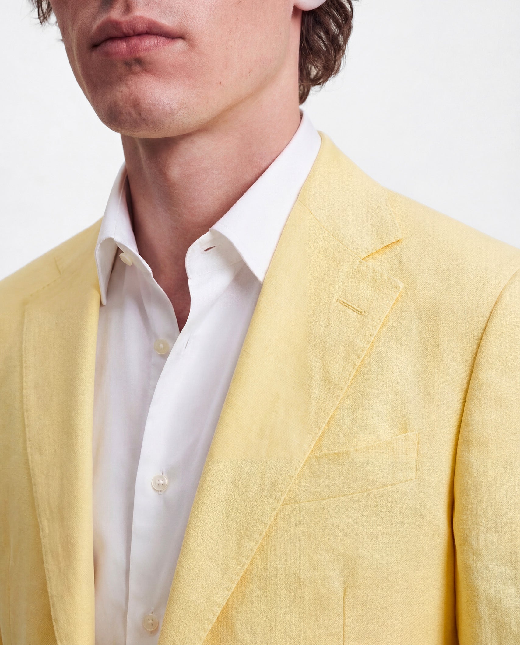 Abito monopetto in Misto Lino