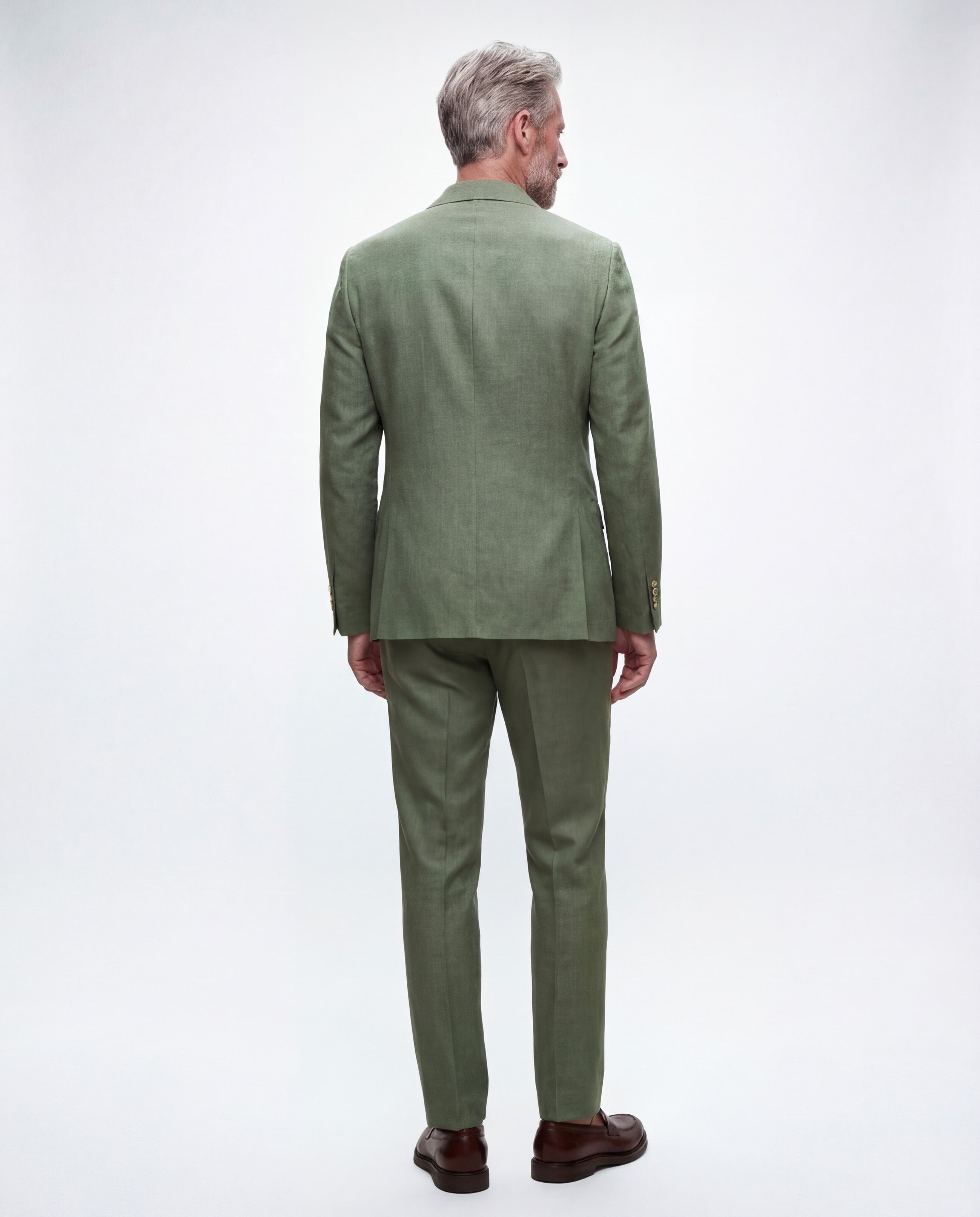 Abito monopetto in Misto Lino