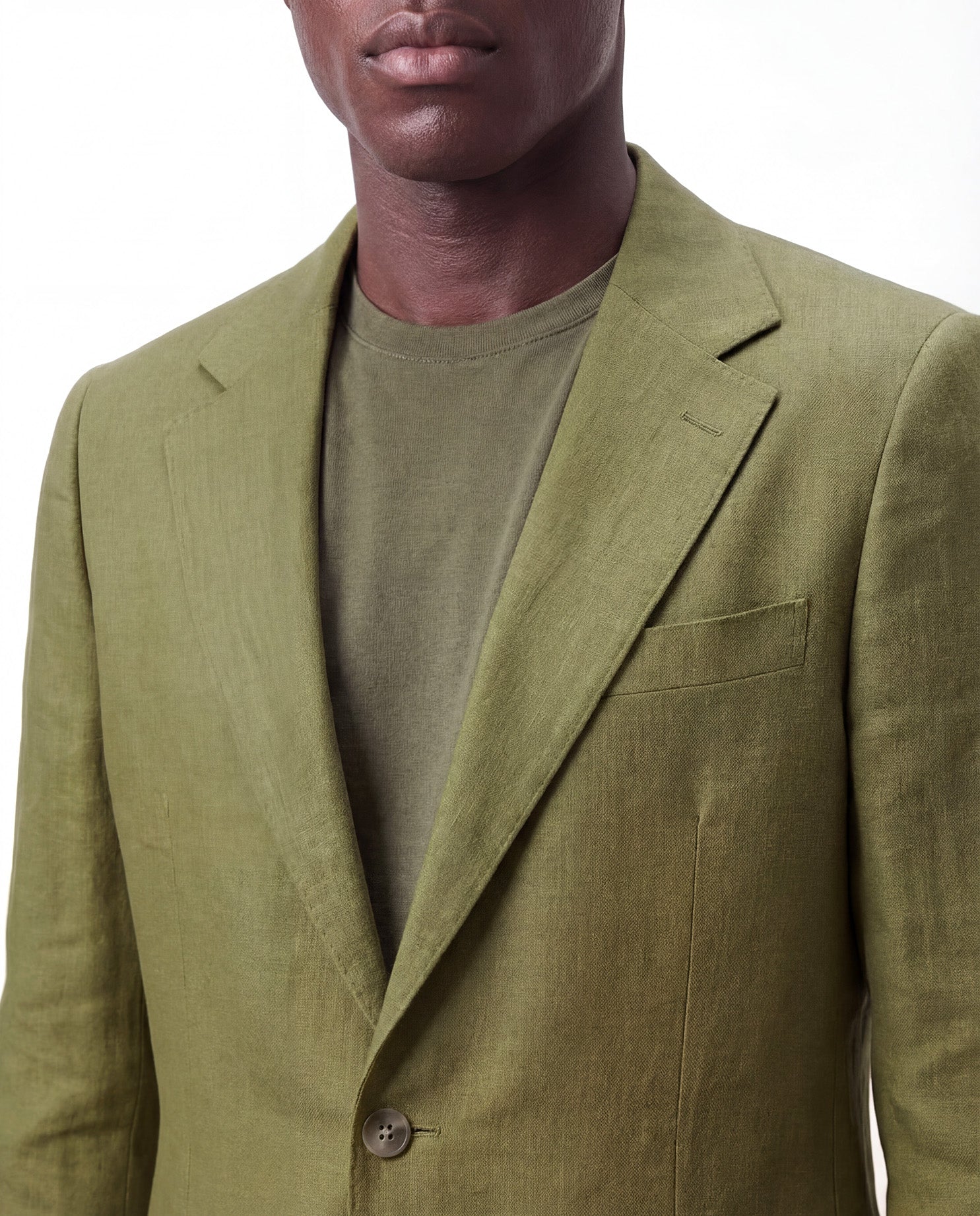 Abito monopetto in Misto Lino