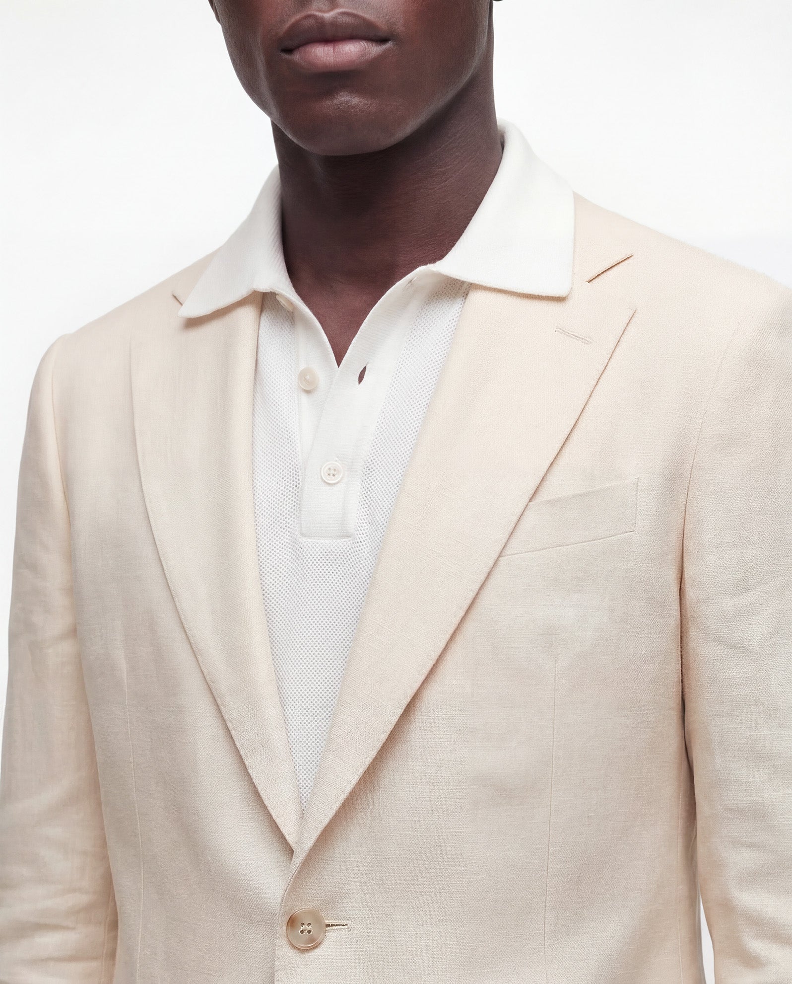 Abito monopetto in Misto Lino