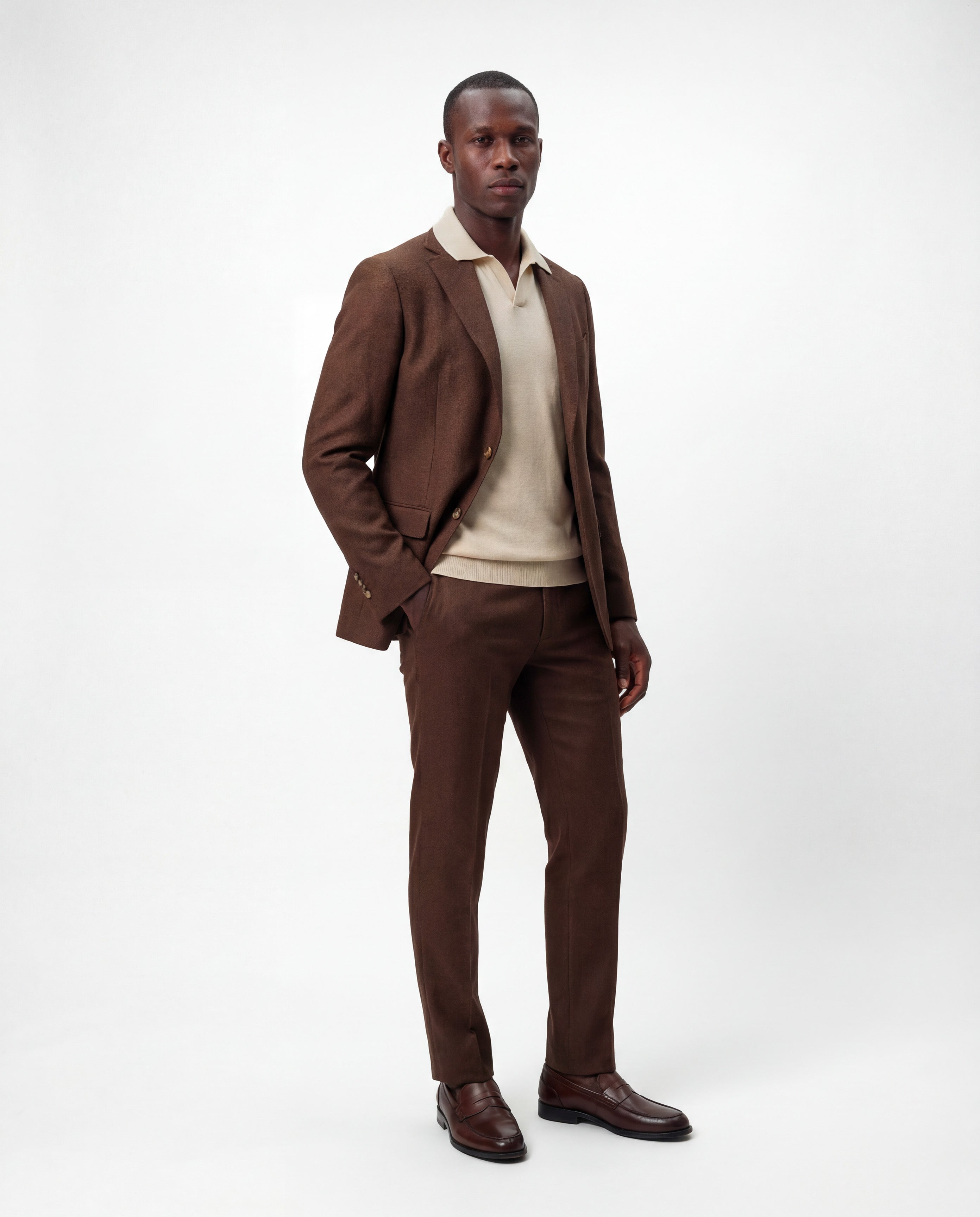 Abito monopetto in micro nido