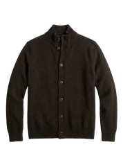 Cardigan mezzo collo