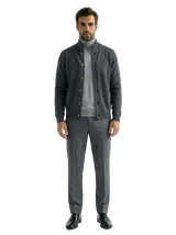 Cardigan mezzo collo