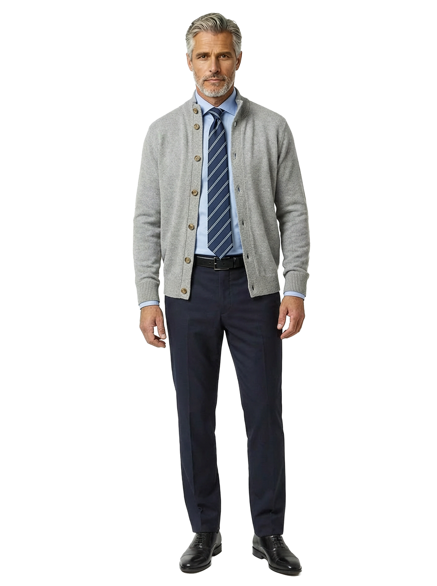 Cardigan mezzo collo