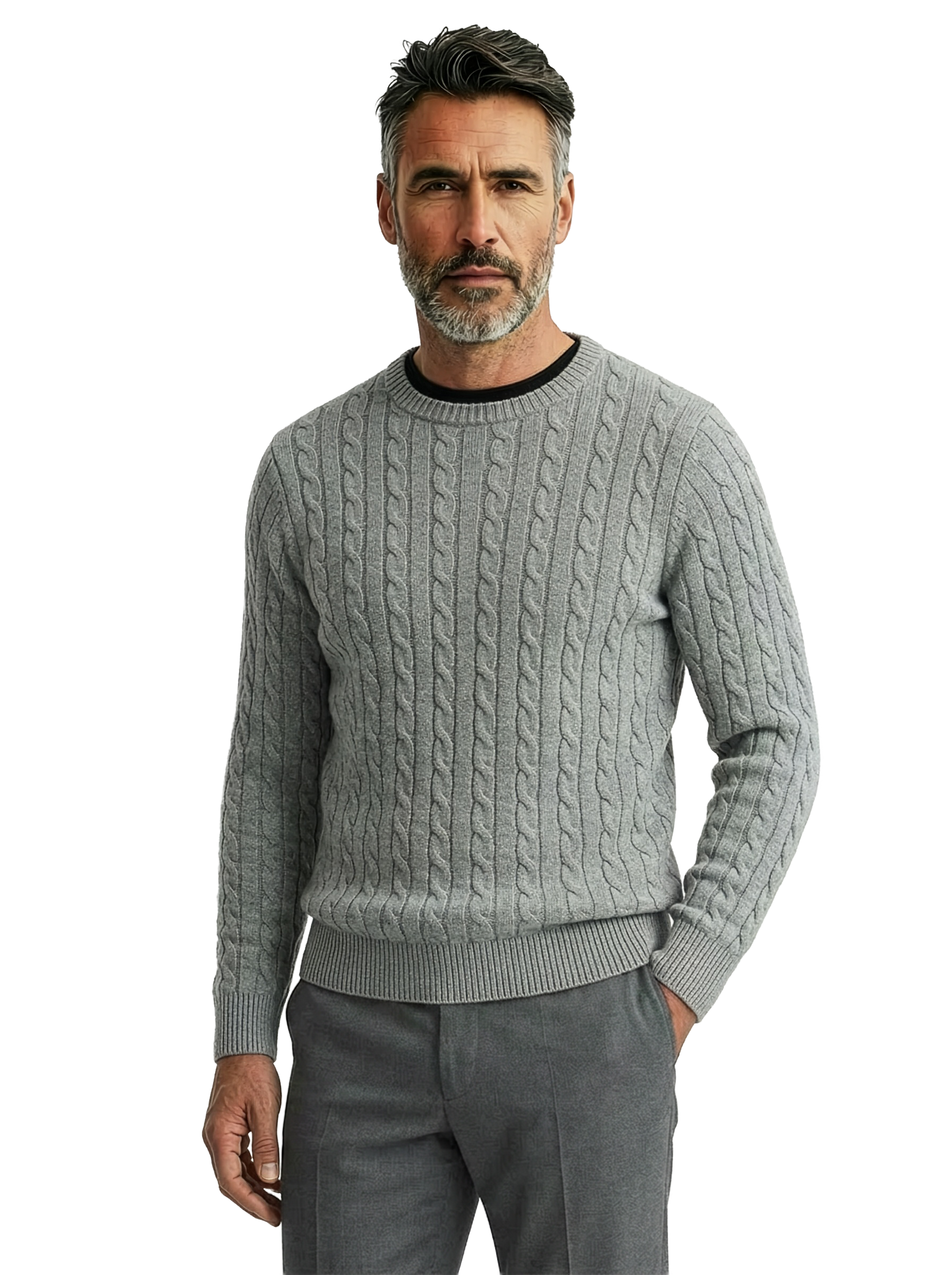 Maglia treccia