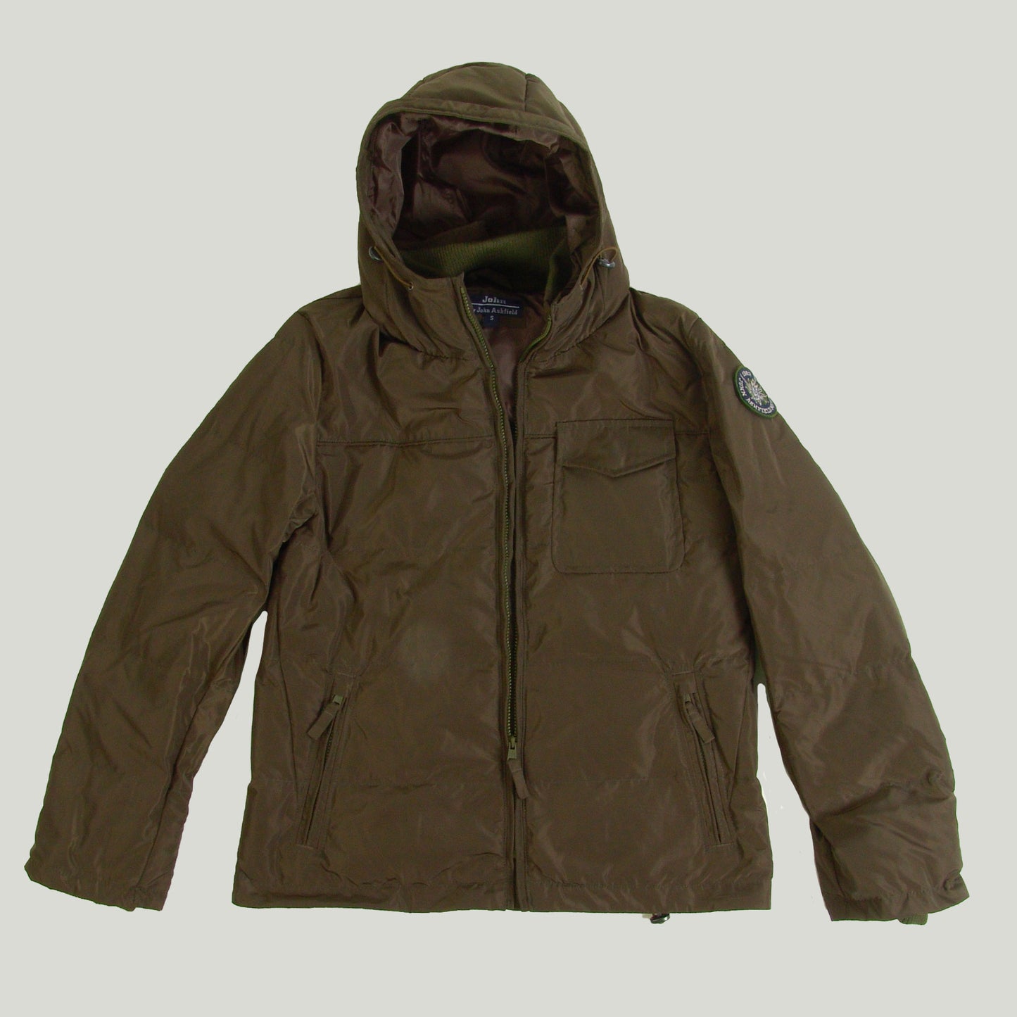 Men's Eco-down hooded jacket