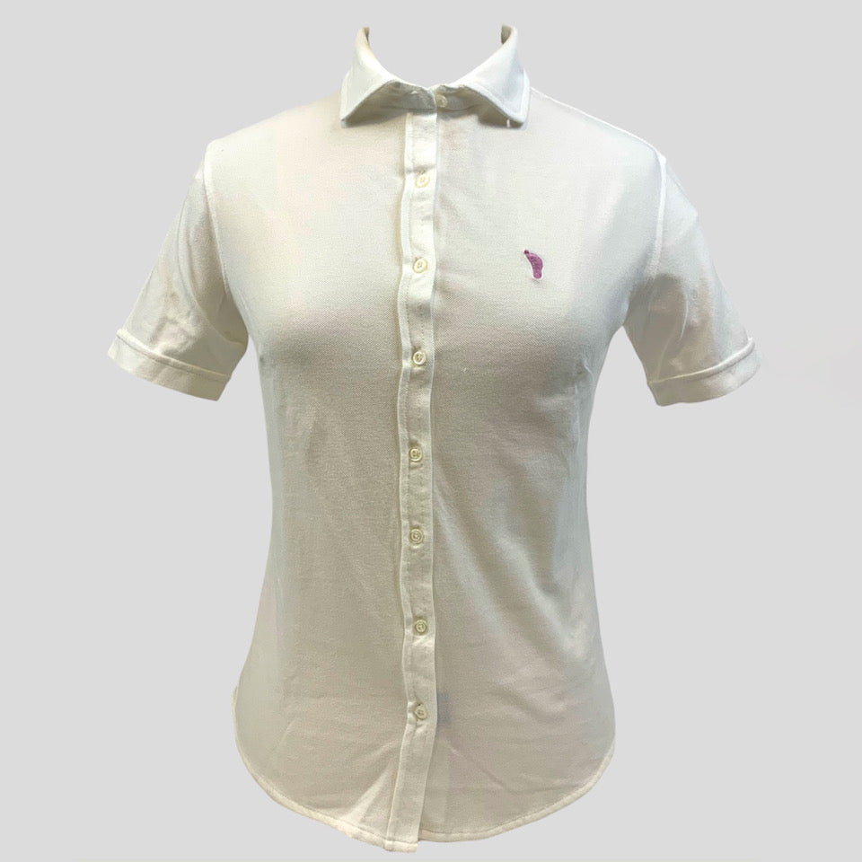 Women's short sleeve piquè shirt