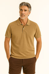 POLO PIQUET tortora