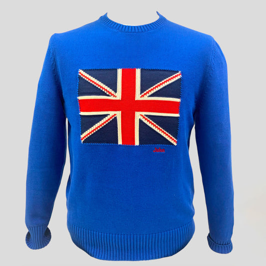 Men's UK Intarsia Flag Sweater