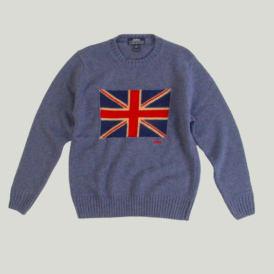 Men's UK Flag Sweater in soft Lambswool