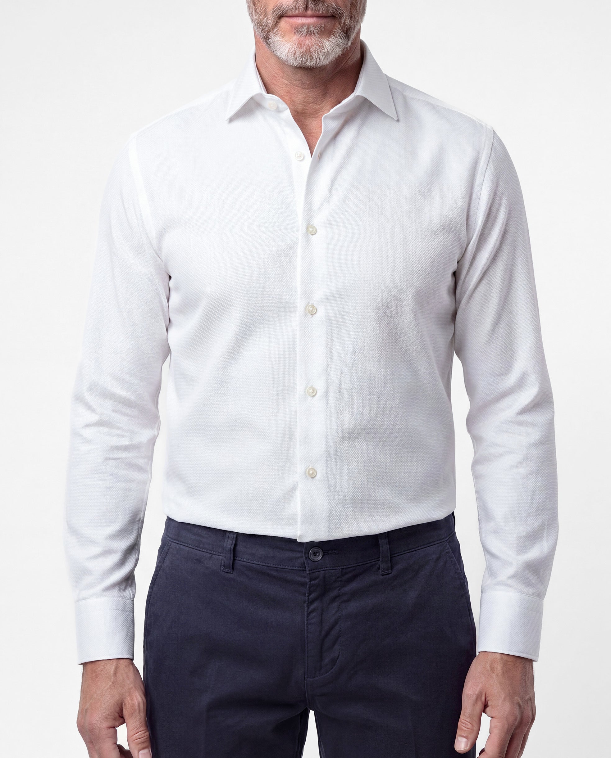Camicia classica nido d'ape