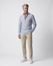 Camicia in lino a righe