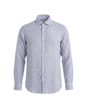 Camicia in lino a righe