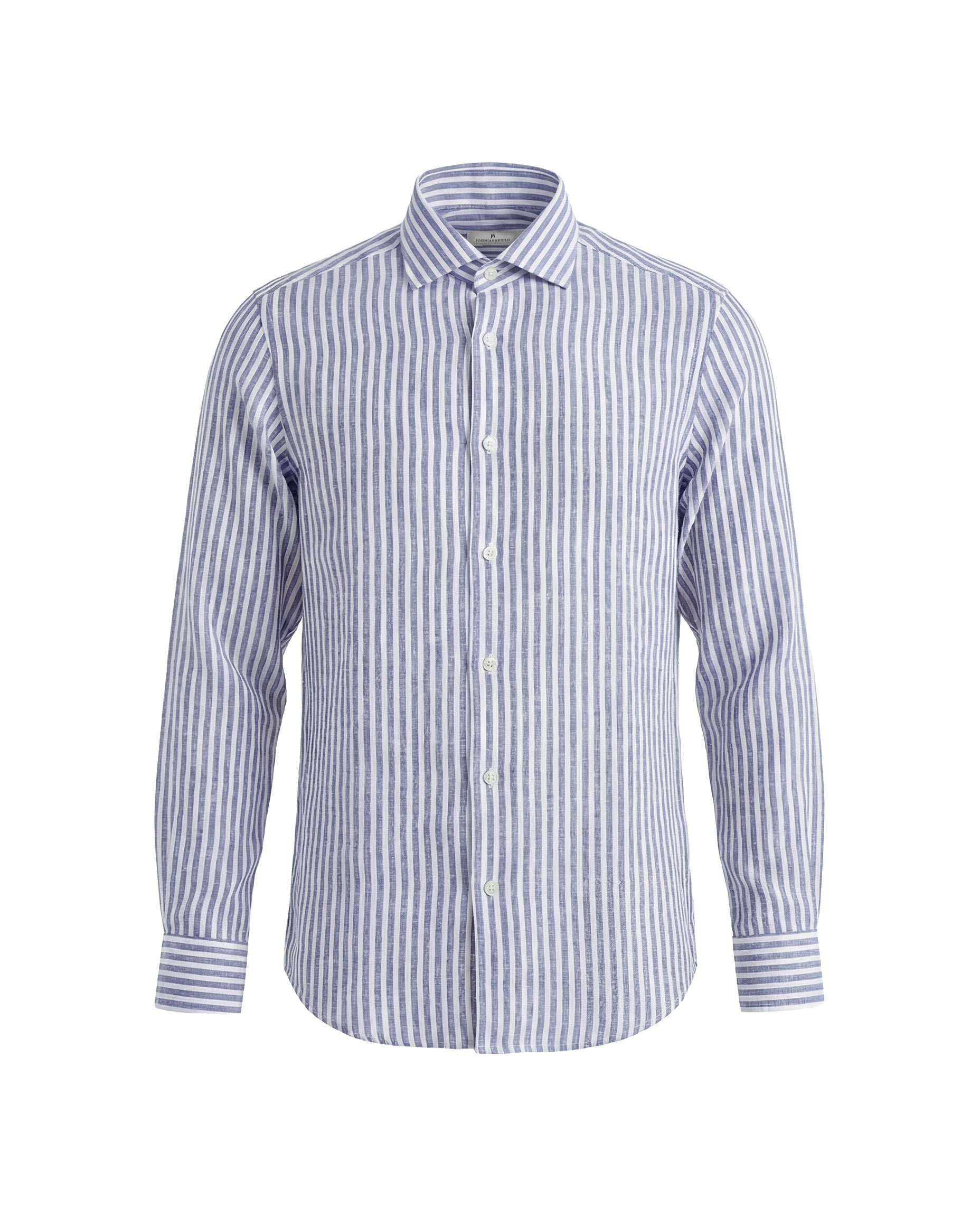 Camicia in lino a righe