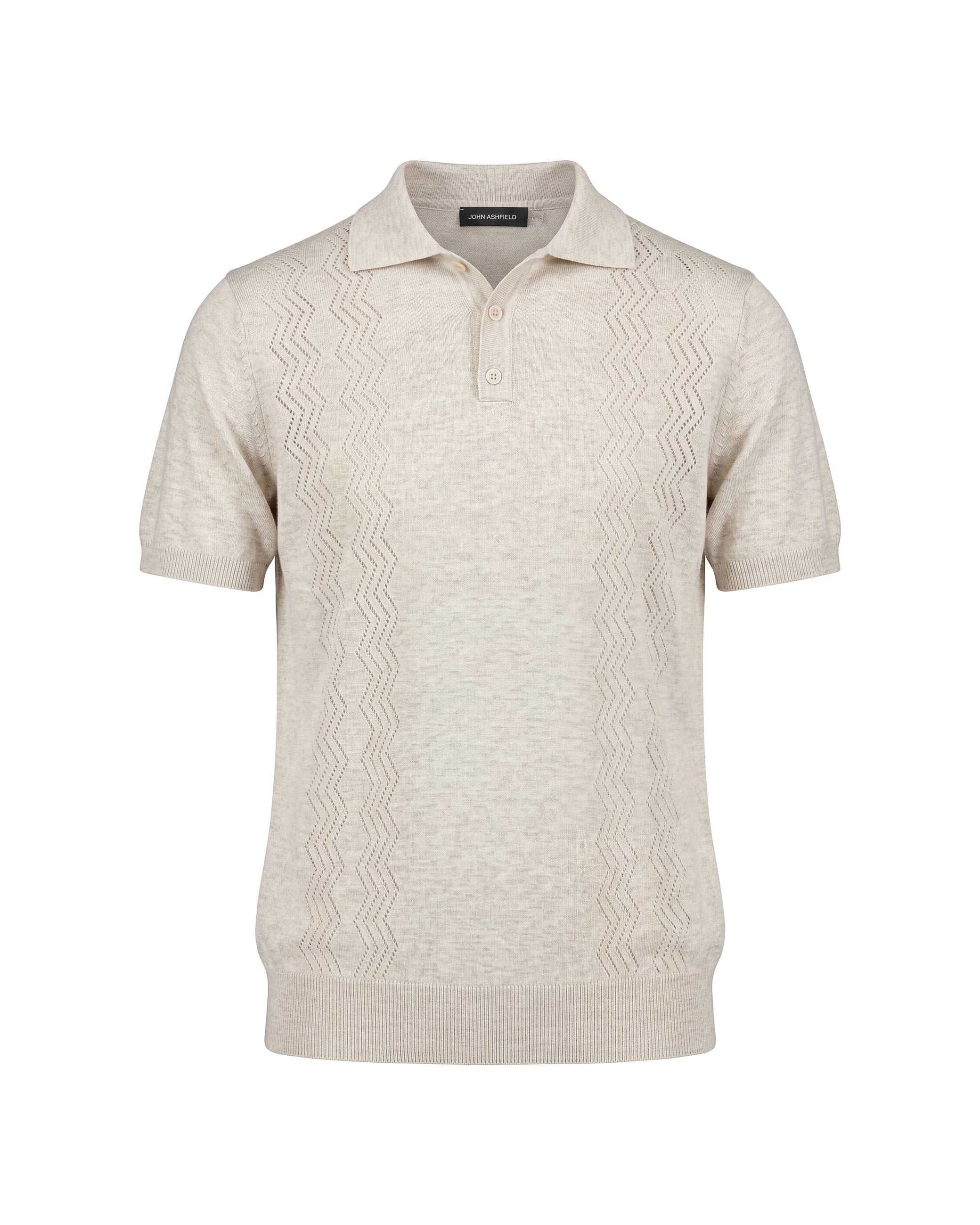 Polo filo manica corta