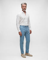 Pantalone chinos in raso cotone