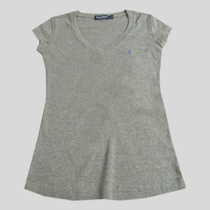 V-neck T-shirt in cotton