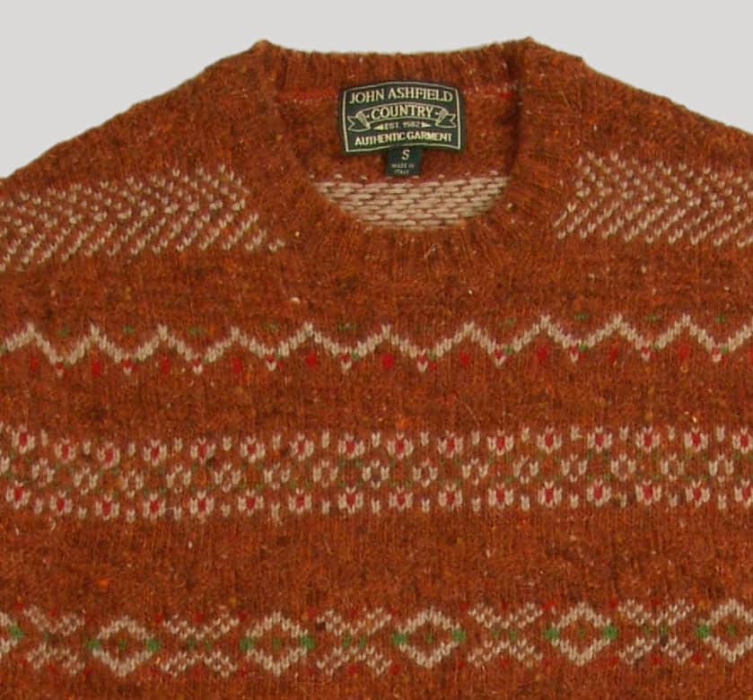 Fair Isle sweater for man
